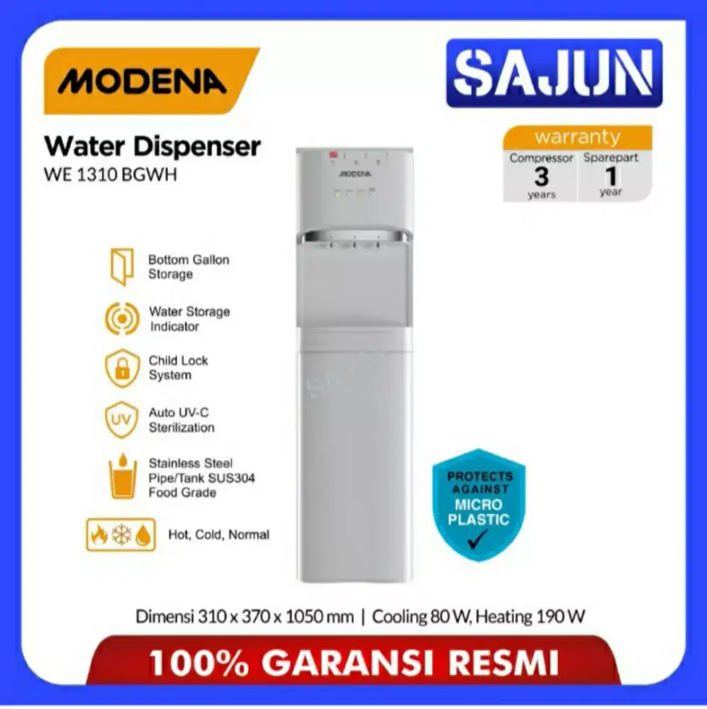 Dispenser galon bawah