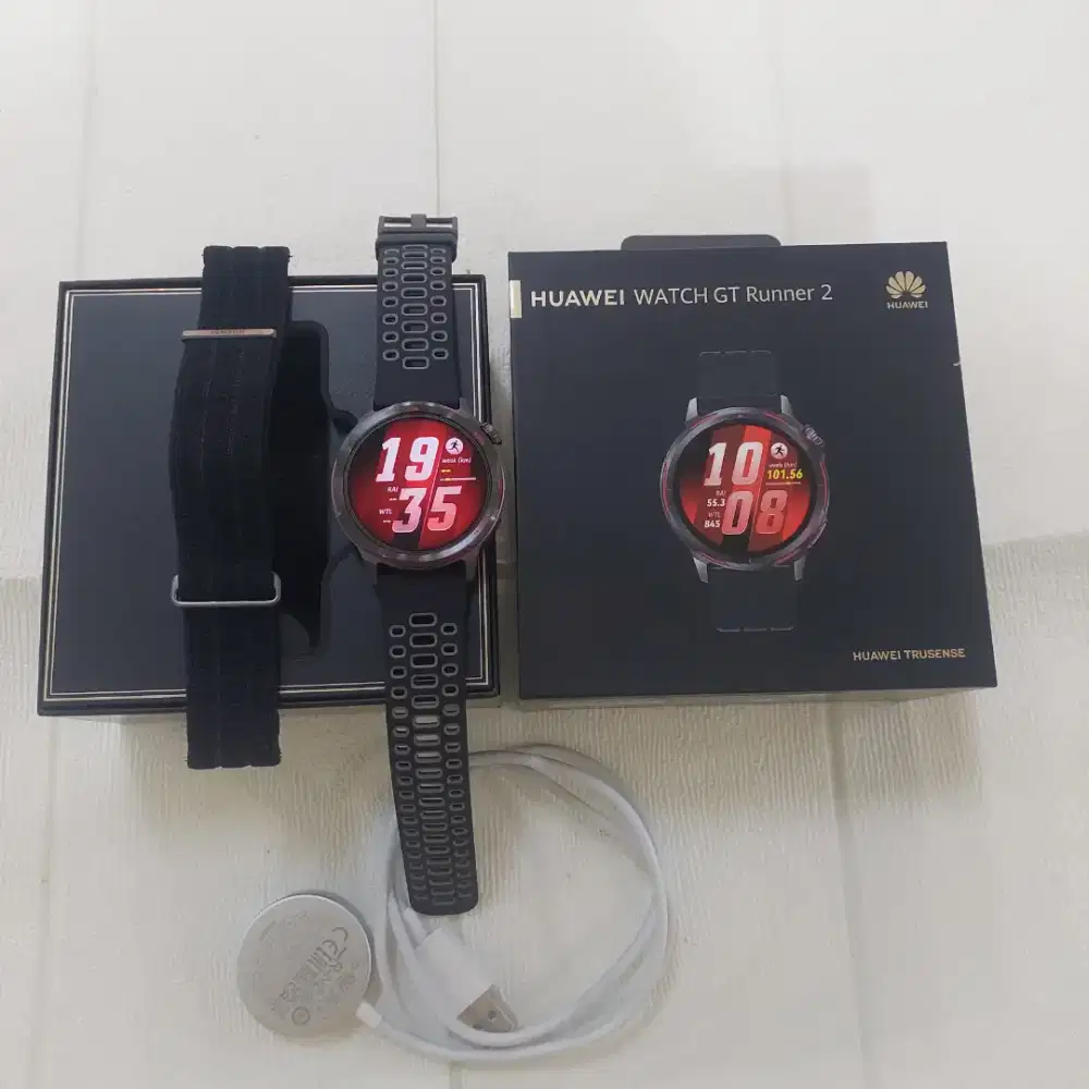 Huawei Watch Gt Runner 2 Second Resmi Mulus