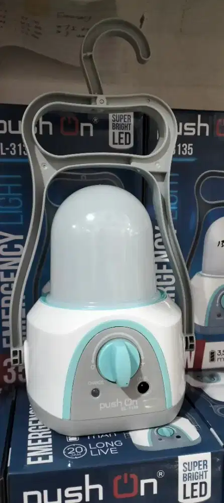 Lampu emergency charger bisa isi ulang
