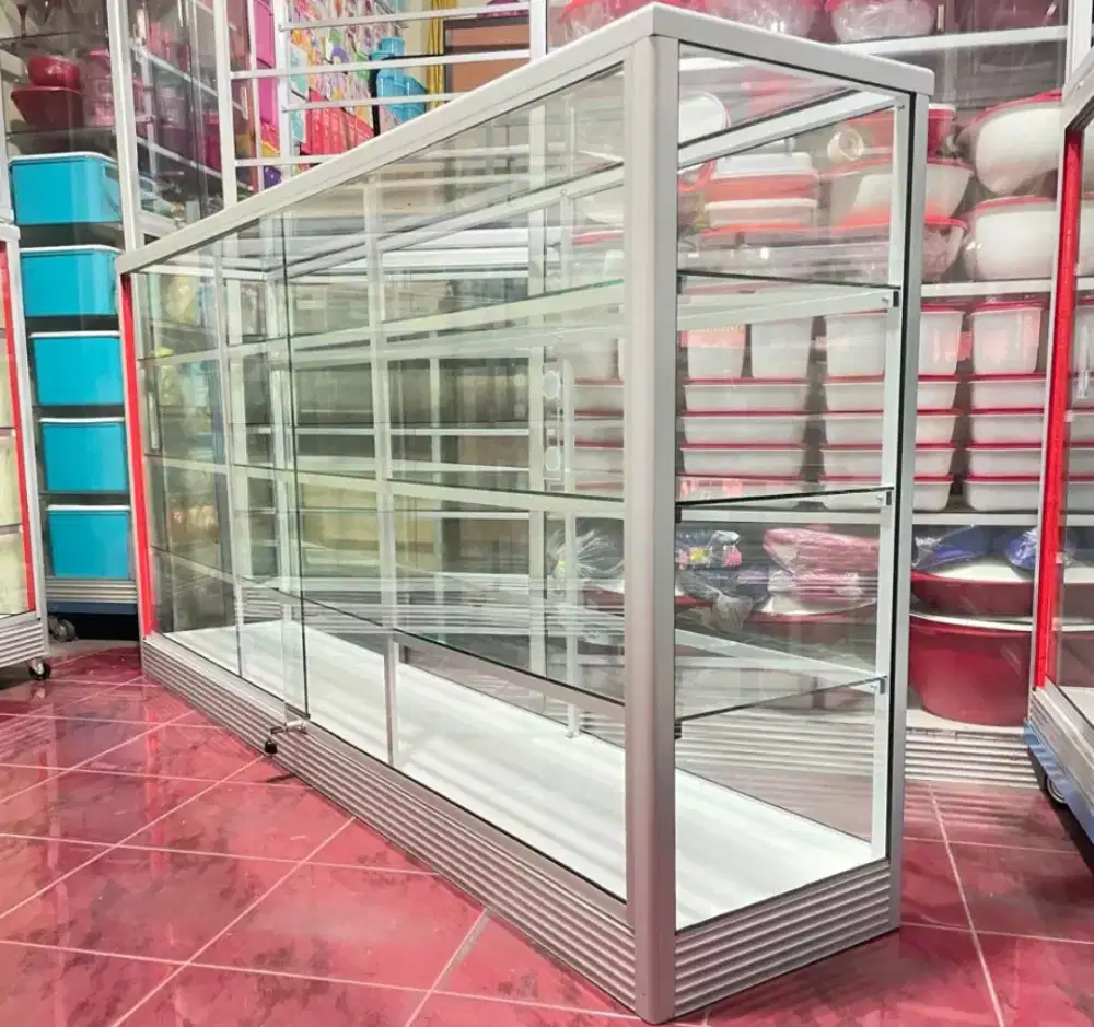 Etalase Panjang 2M x 1M Multifungsi
