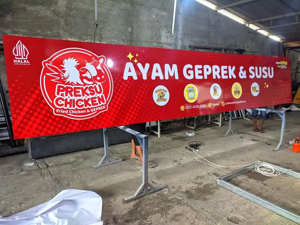 Neon Box, Billboard, Huruf Timbul, Neon flex, Papan Reklame
