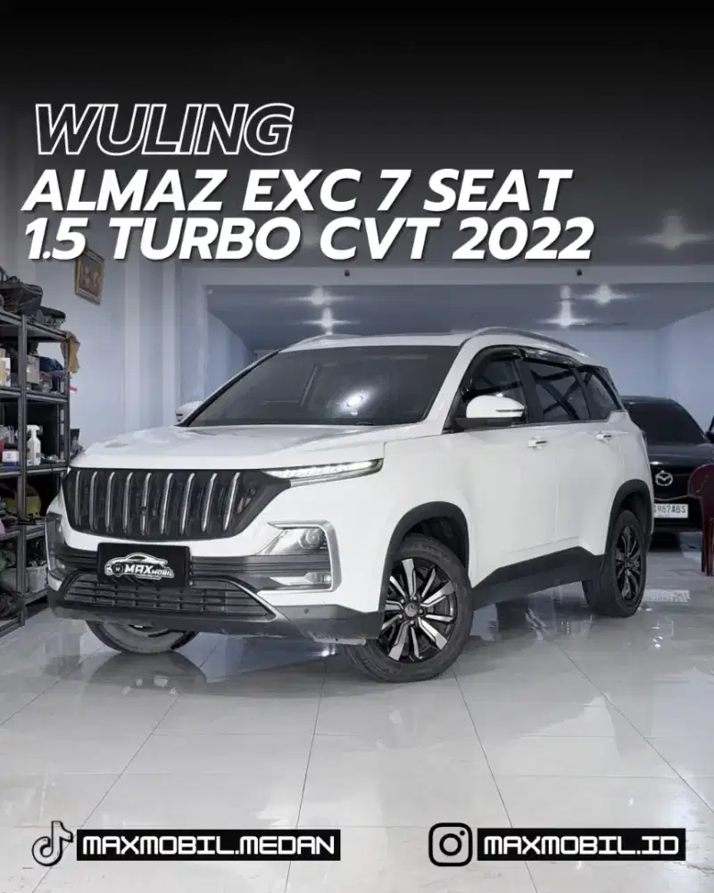 [ODO 26RB‼️] WULING ALMAZ 1.5T EXCLUSIVE 7 SEAT CVT 2020 pemkaian 2021