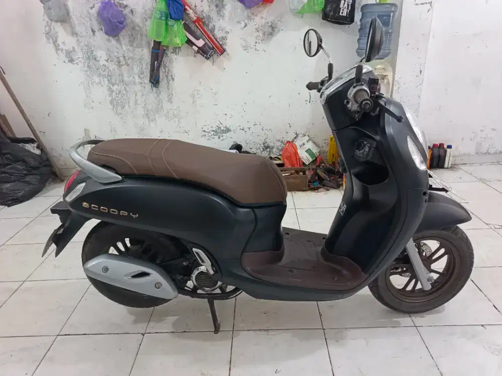 Jual beli scoopy remot th 2023 samping kompelik Andika hairi motor bjm