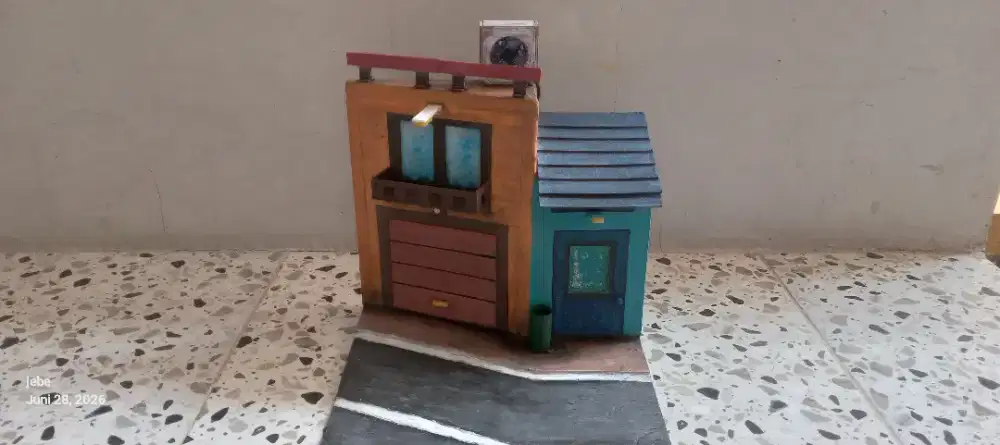 Miniatur rumah buat action figure