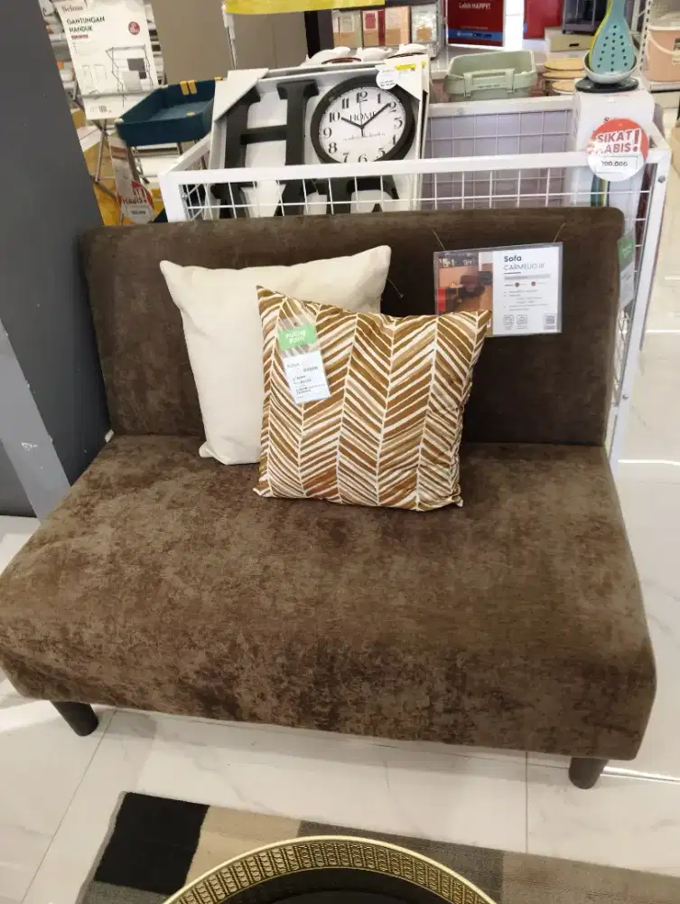 Carmelio 3 Sofa Fabric 2 Seater