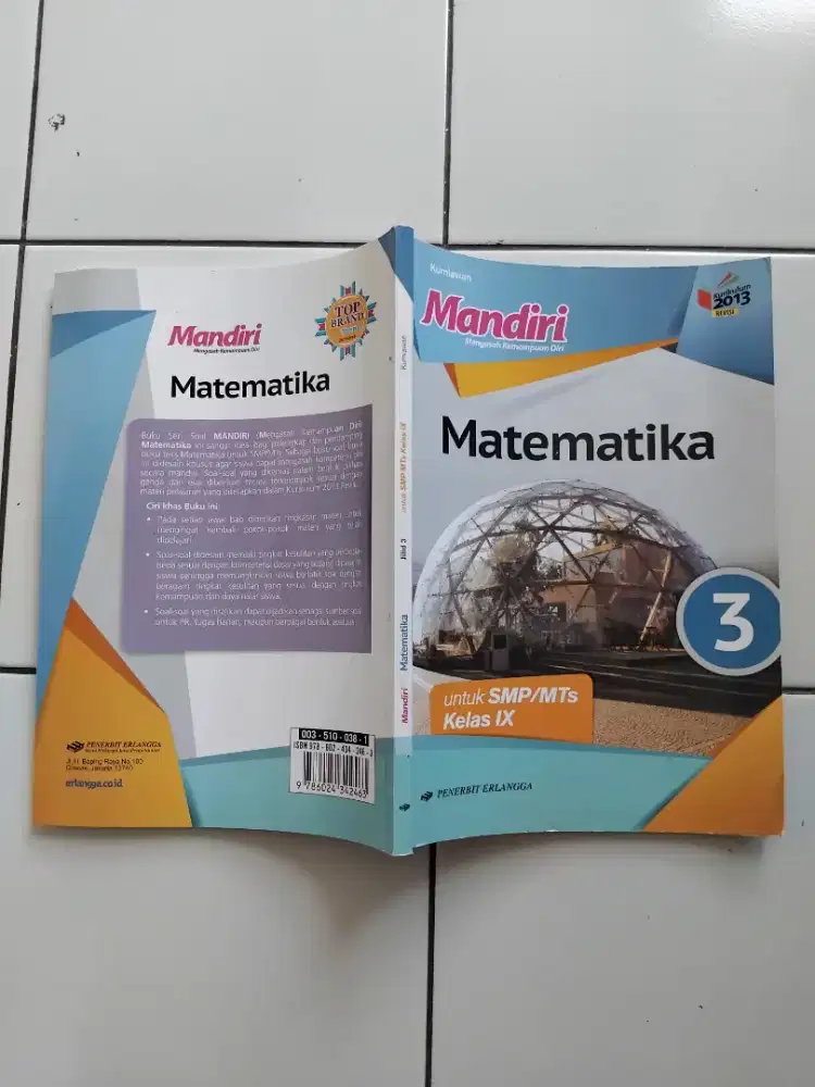 Buku Mandiri Matematika Kelas IX