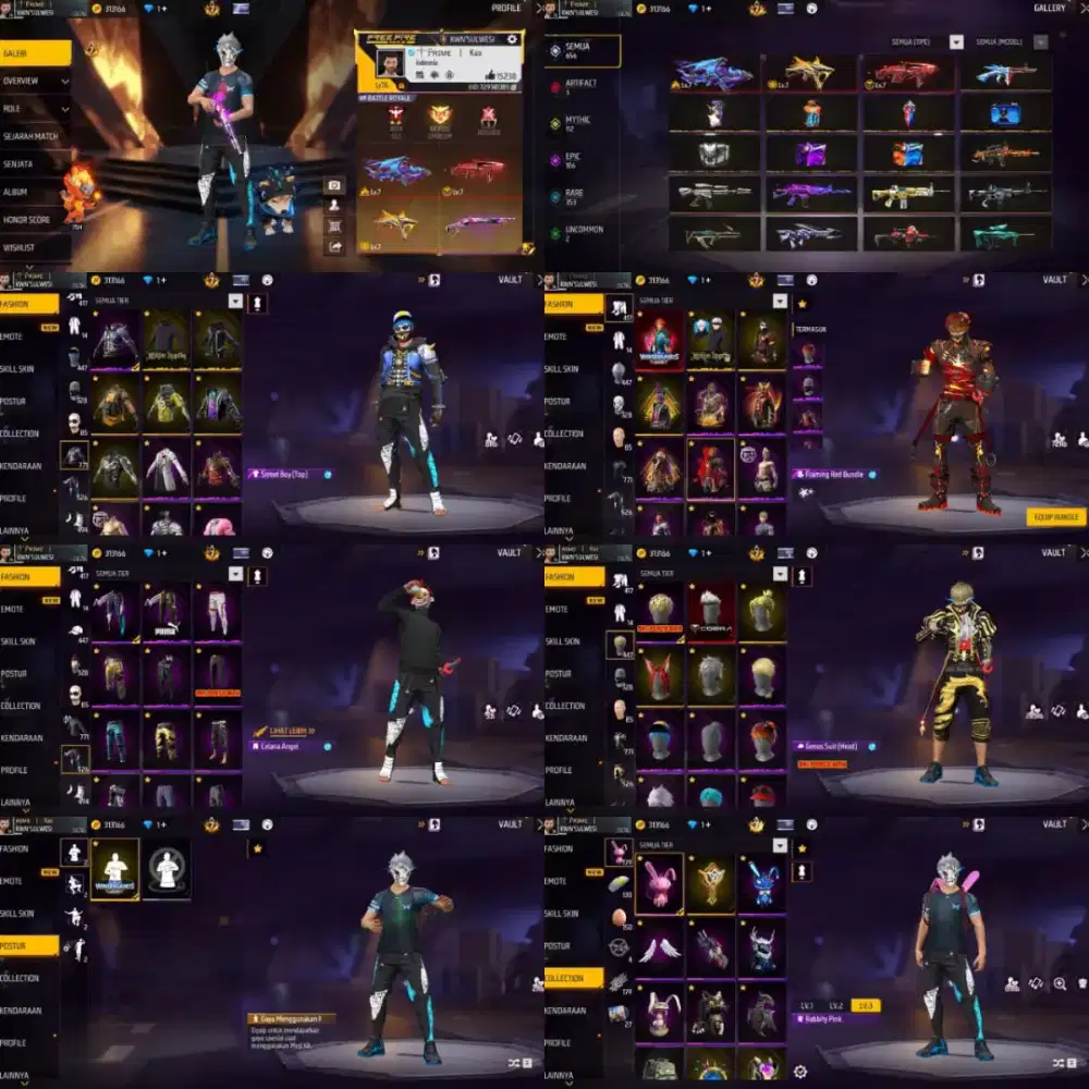 JUAL BELI AKUN FF AMANAH TEPERCAYA
