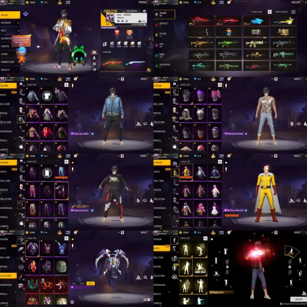 JUAL BELI AKUN FF AMANAH TEPERCAYA