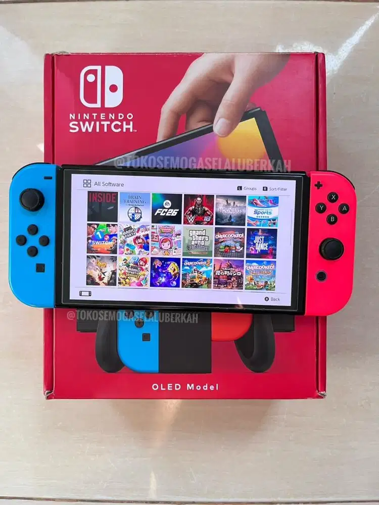 Nintendo Switch Oled 512GB Fullset Fullgame