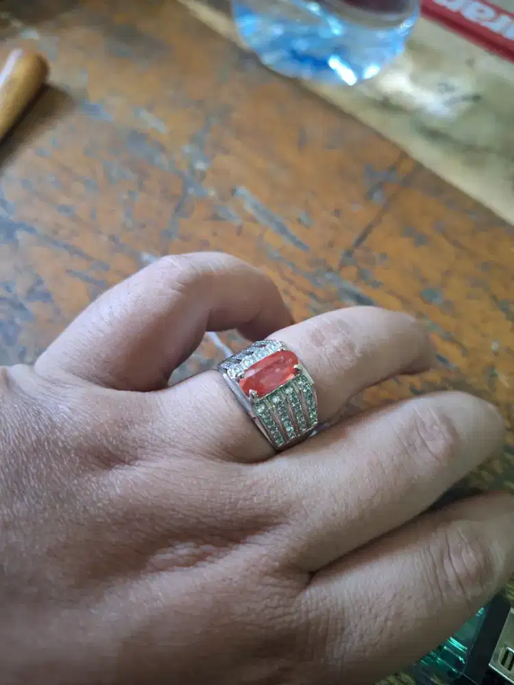 Natural orange sapphire