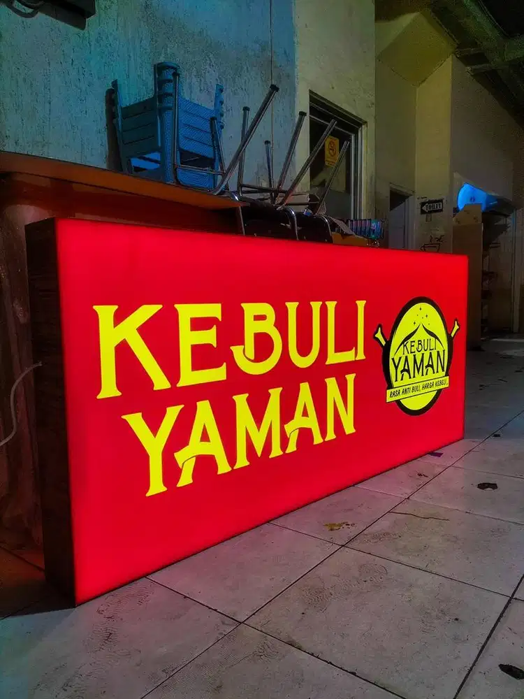 Neon Box, Huruf Timbul, Papn Reklame, Display Akriliki