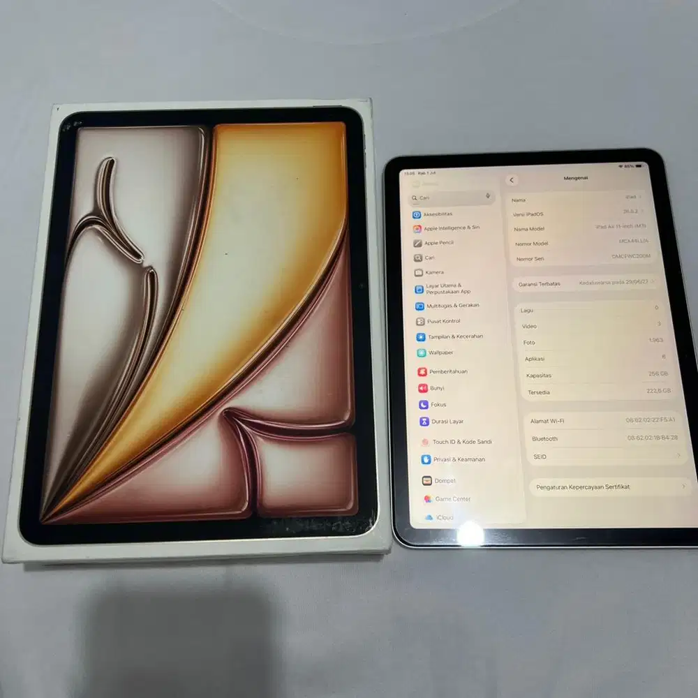 Ipad Air M3 256Gb 11Inch Wifi Likenew BNOB