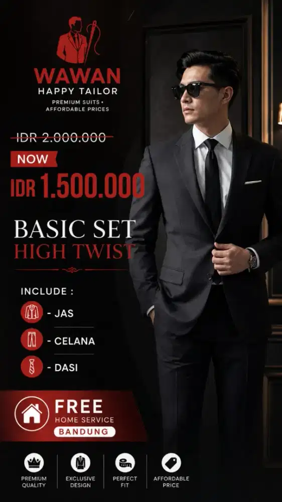 Jas dan celana plus dasi