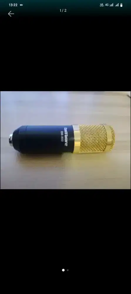 Mic Taffware BM 800 Black-Gold
