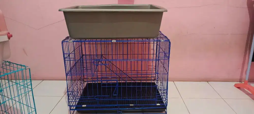 Kandang Kucing + Litter Box