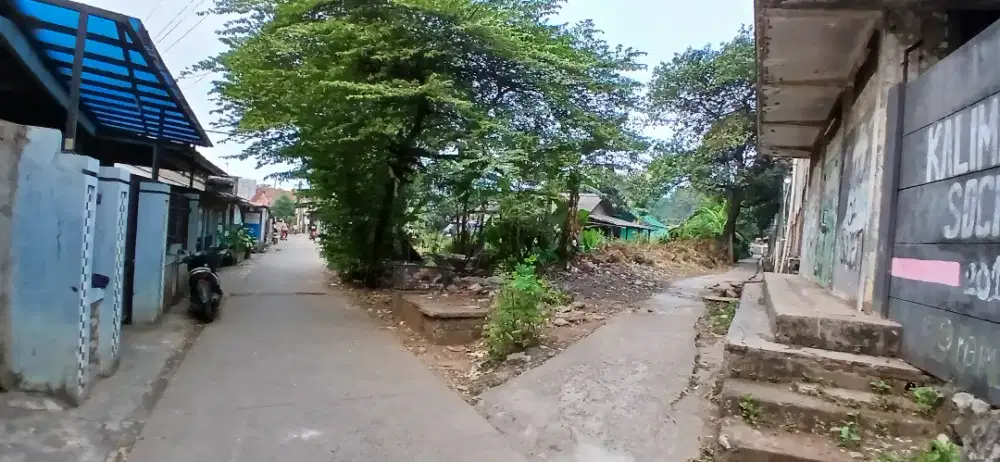 Dijual Tanah  50 mtr dr Jl Raya Inspeksi Kalimalang Bektim 5 mnt keTol