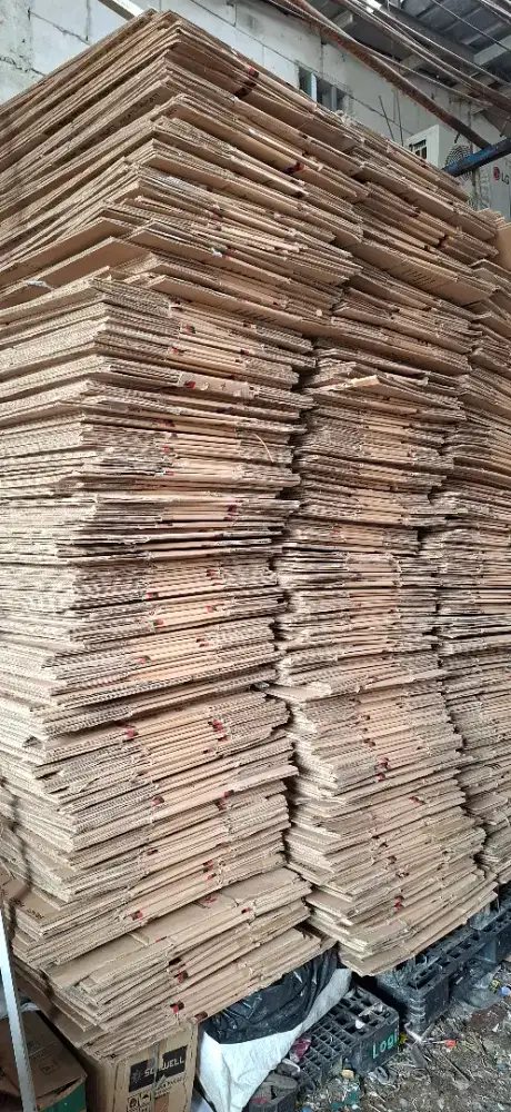 Kardus packing layak pakai.