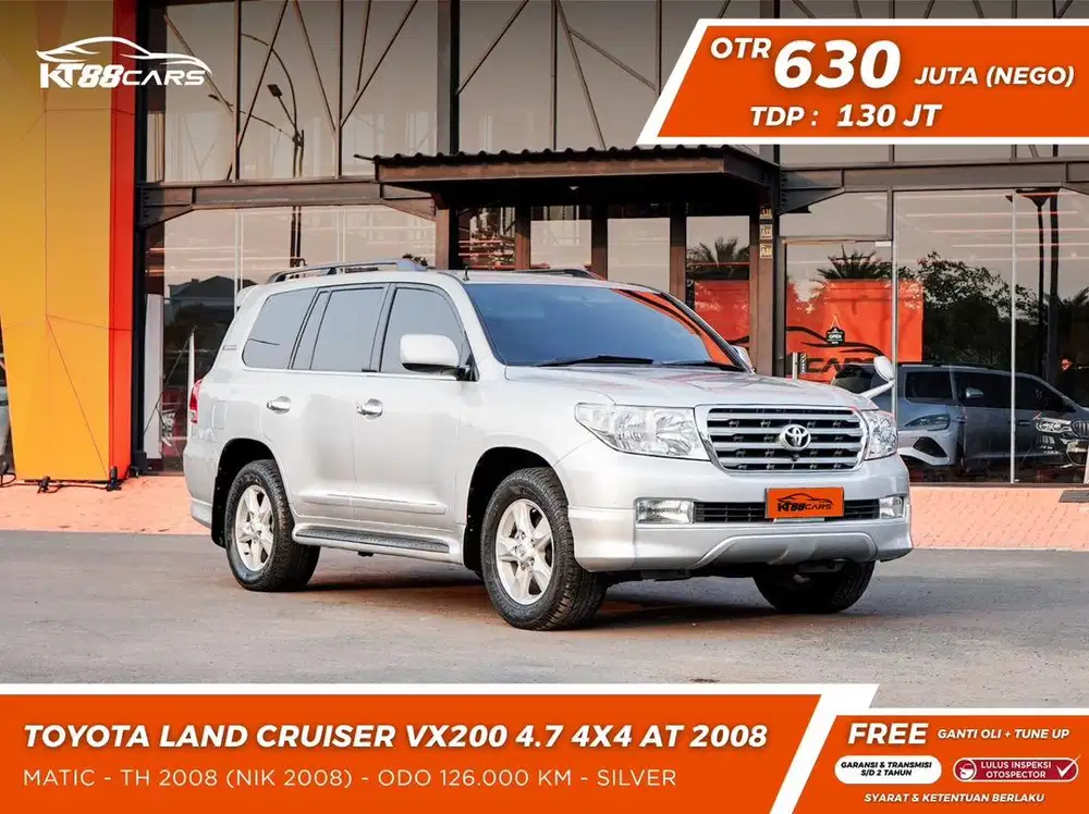 [BERGARANSI] LAND CRUISER VX200 4.7 4x4 MATIC JAPAN SPEC TAHUN 2008