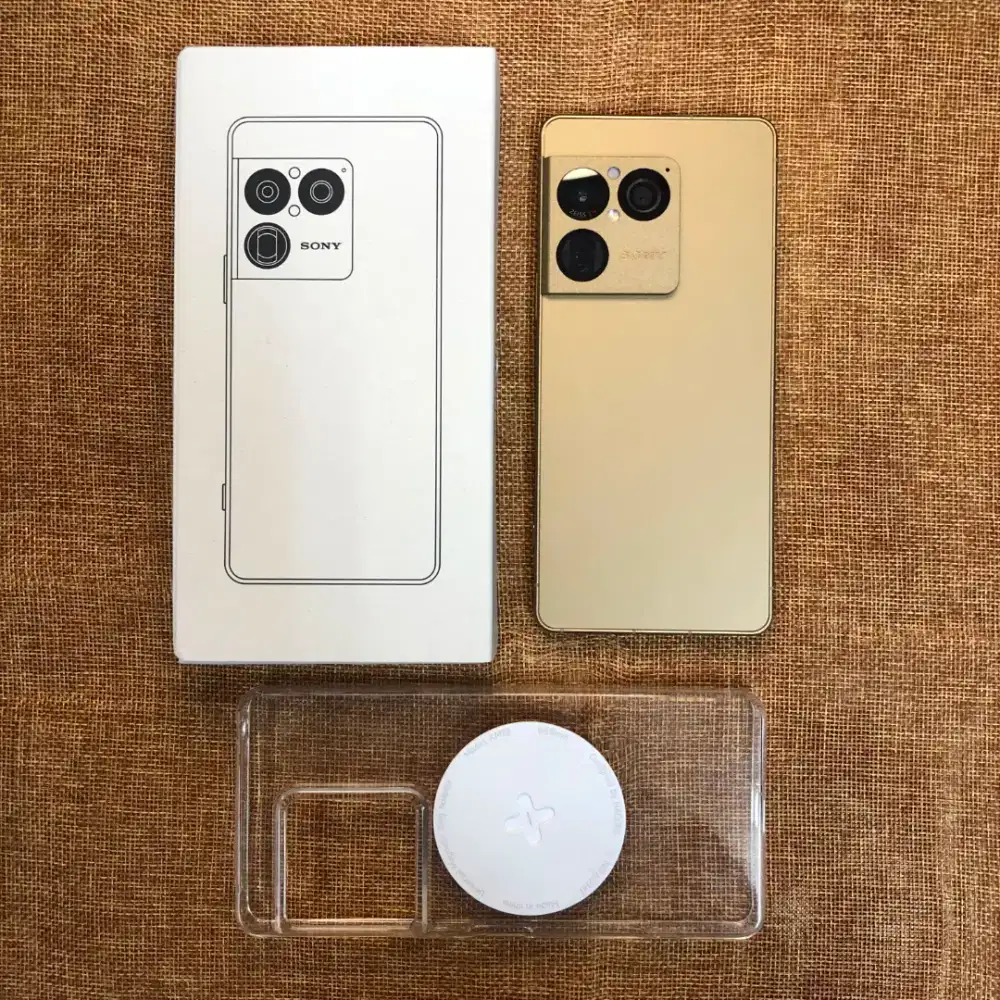 Like new Sony xperia 1 VIII Mark 8 5G 16/256GB Native Gold Pajak resmi