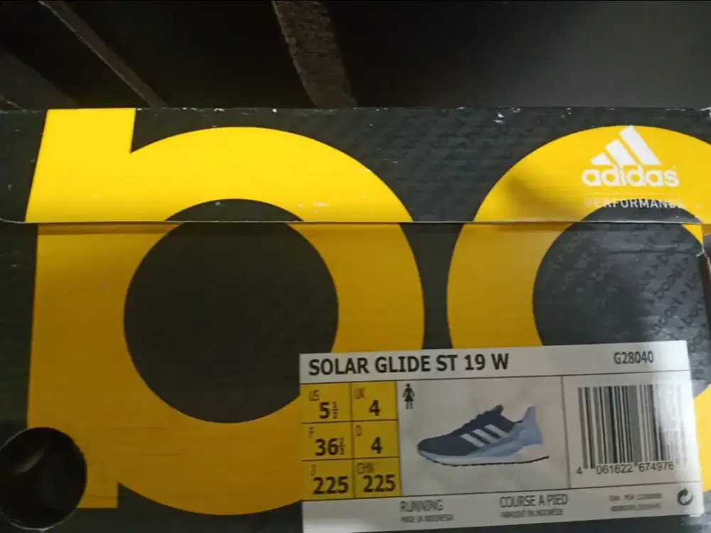 Adidas Solar Glide ST 19 W size 36 (kode produk G28040)