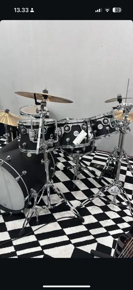 DRUM DW SERIES BLACK MATTE FULLSET