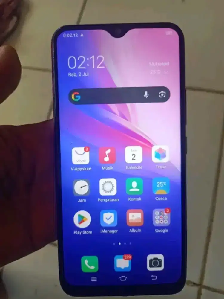 vivo y12i no minus
