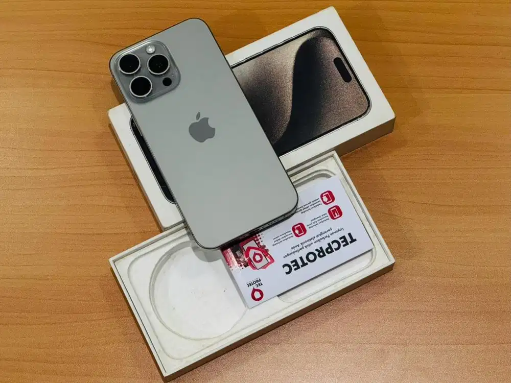iPhone 15 Pro Max 256GB iBox BH86% Mulus Terawat