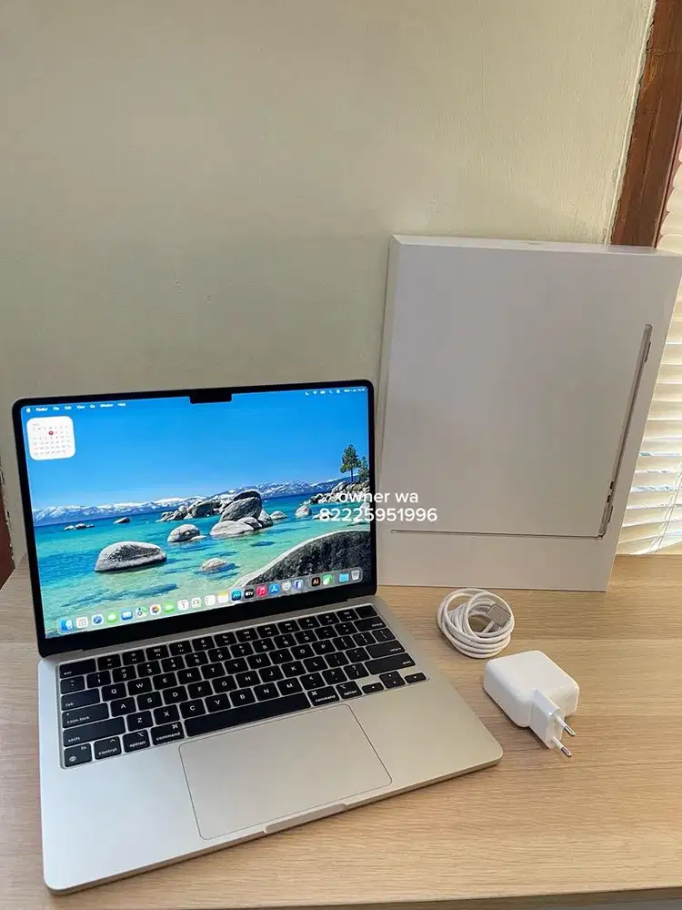 Macbook Air M2 ram 8gb/256gb Fullset Ori Ibox Like New