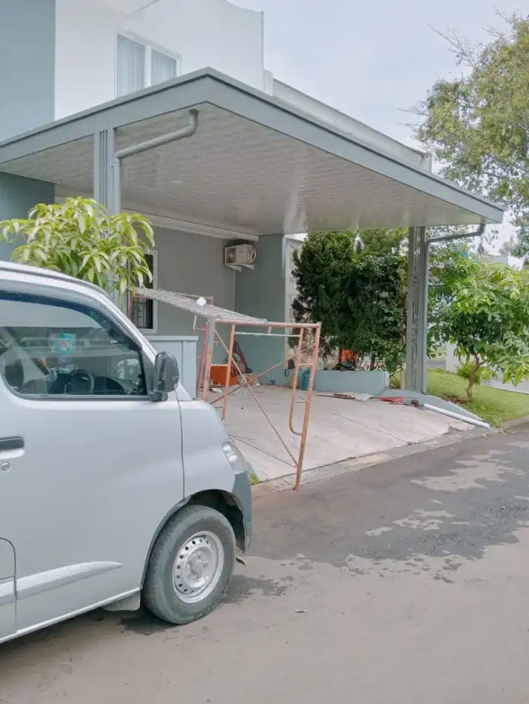 kanopi alderon singgel layer plafon pvc modern