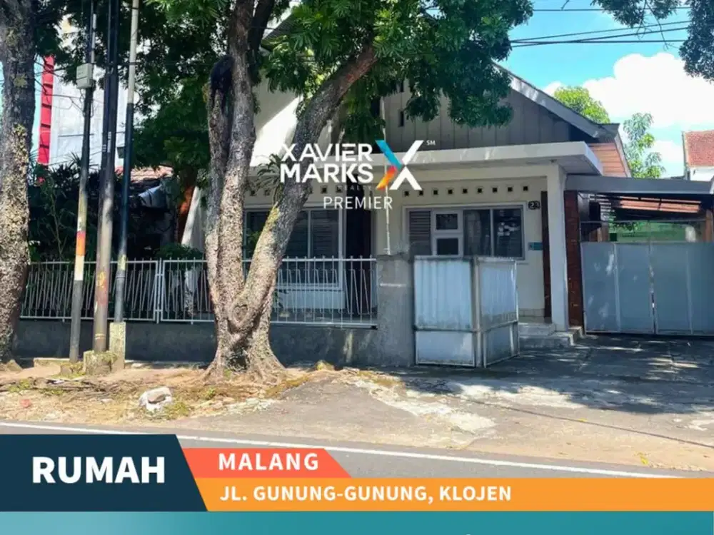 Dijual Rumah Klasik Selangkah ke Ijen Boulevard di Klojen Malang