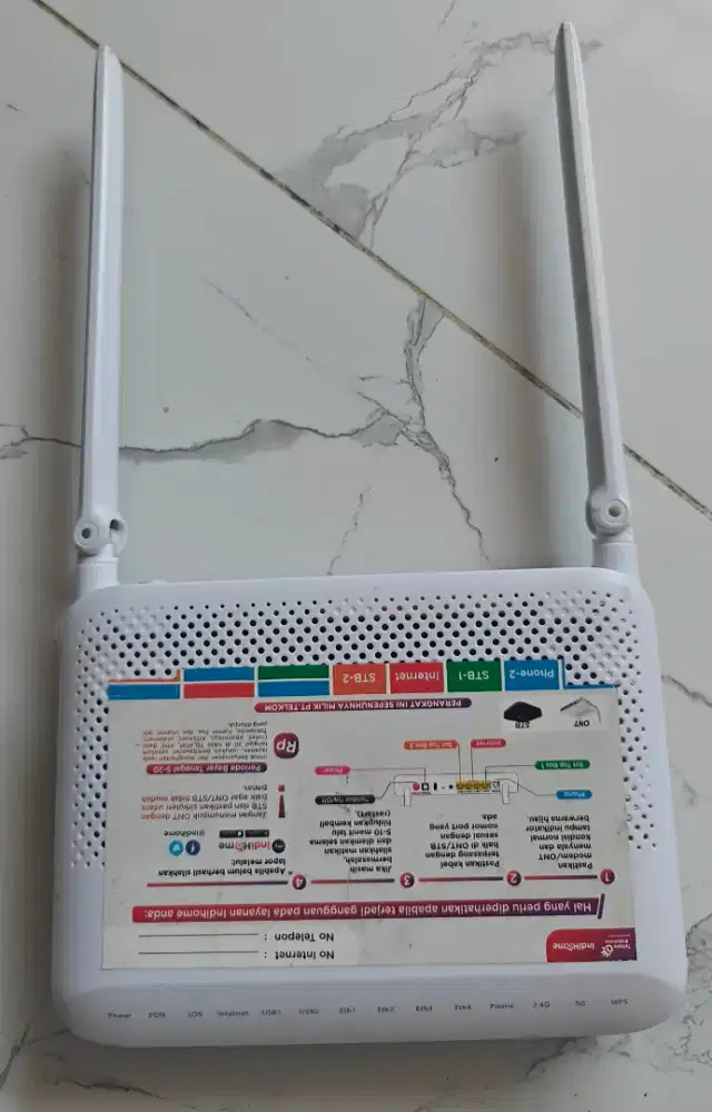 Dijual Modem Router Fiberhome HG6145D2 Dual Band - Unit + Adaptor Saja