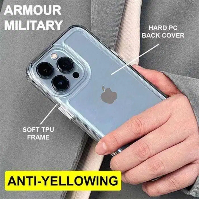 Ultra Hybrid TPU Transparant iPhone 15 Pro