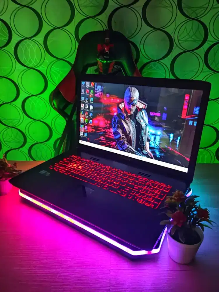 Laptop Gaming ASUS ROG core i7 Ram 16gb Ssd+Hdd Dual Vga Led 17'3inc