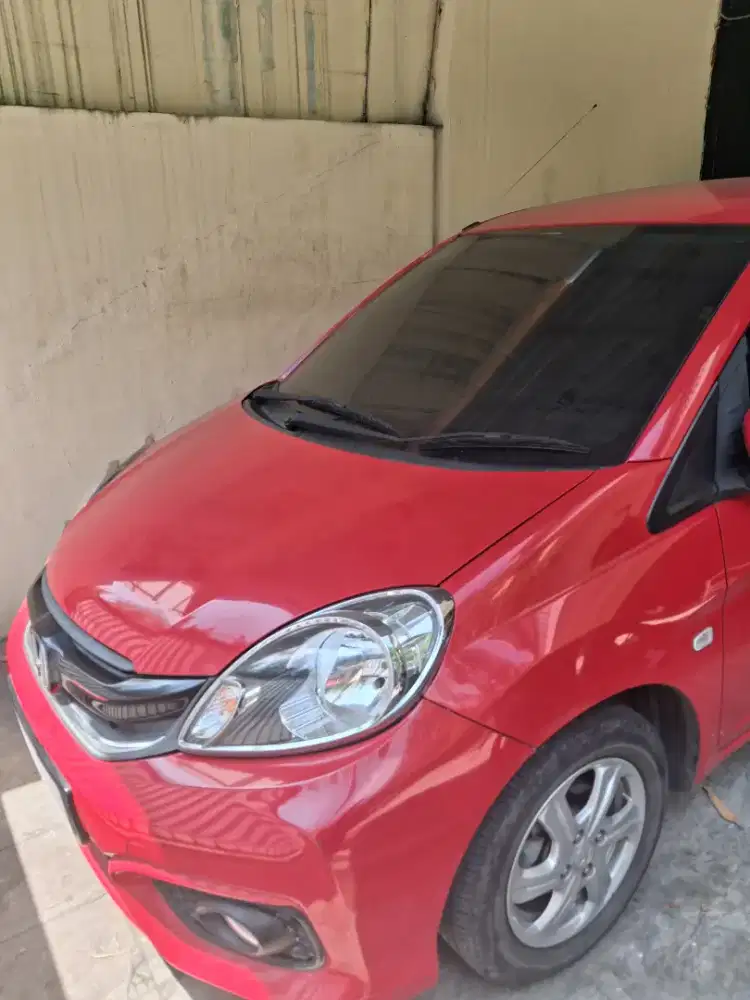 Honda Brio 1.2 CVT Merah Matic Thn 2018 • Original • Mulus