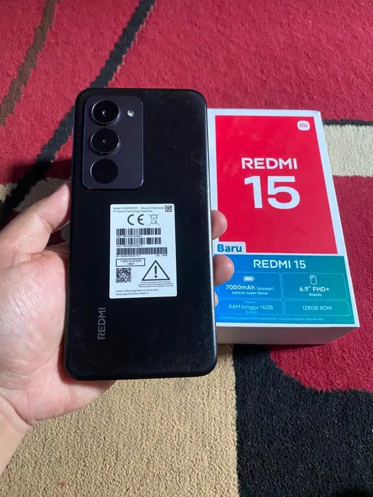 BISMILLAH REDMI 15 RAM 8/128 FULSET