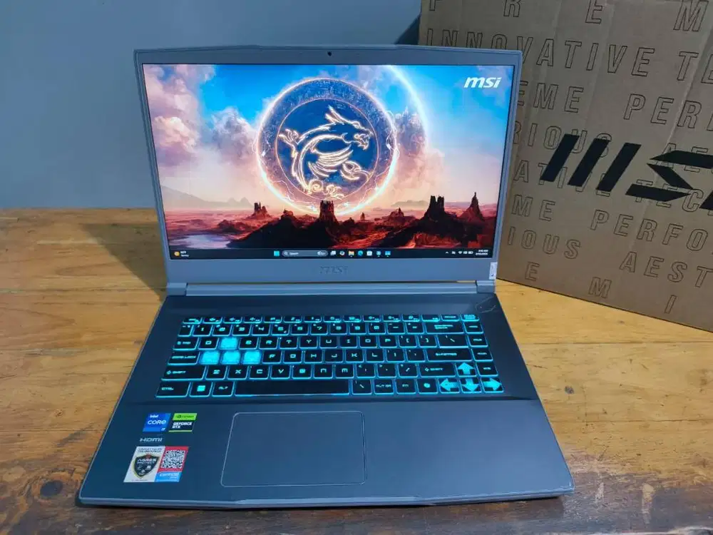 MSI Thin B12UC i7-12650H 16/512GB RTX 3050 4GB Garansi Februari 2027