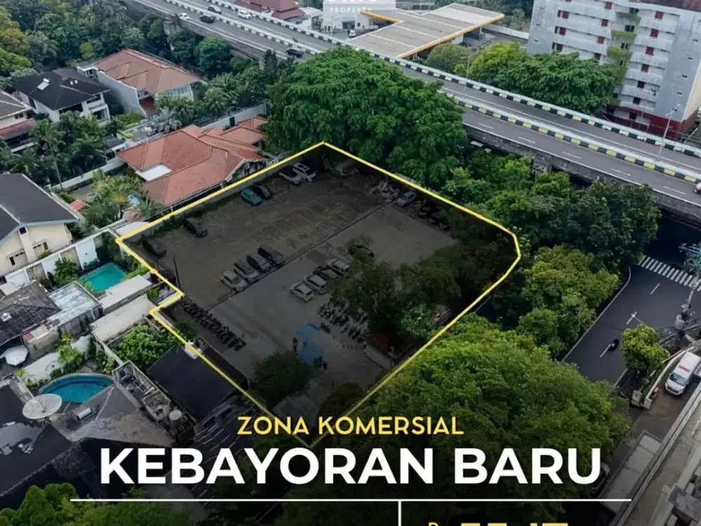 For Sale Zona Komersil bisa Bangun 9 Lantai Cocok untuk Gedung Kantor