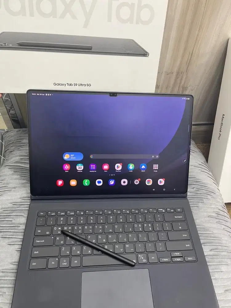 Samsung galaxy Tab S9 Ultra 5g 12/256GB free keyboard pencil original