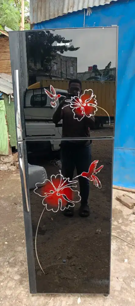 Kulkas pintu 2 sanken original