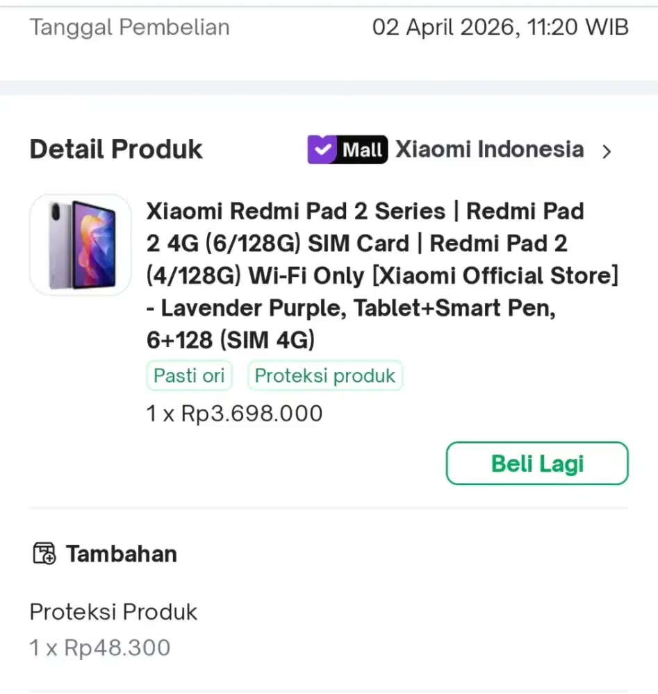 Redmi Pad 2 4G 6/128 + Pen