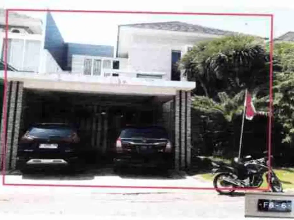 Dijual via lelang Perum Pakuwon City, Cluster Malibu Beach Blok F6 Kav.6 Surabaya