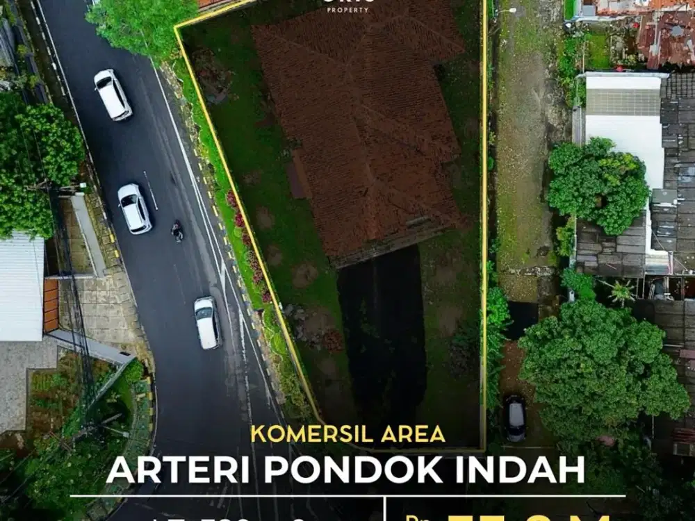 For Sale Cocok untuk Usaha, Kantor, Posisi Hoek - Arteri Pondok Indah