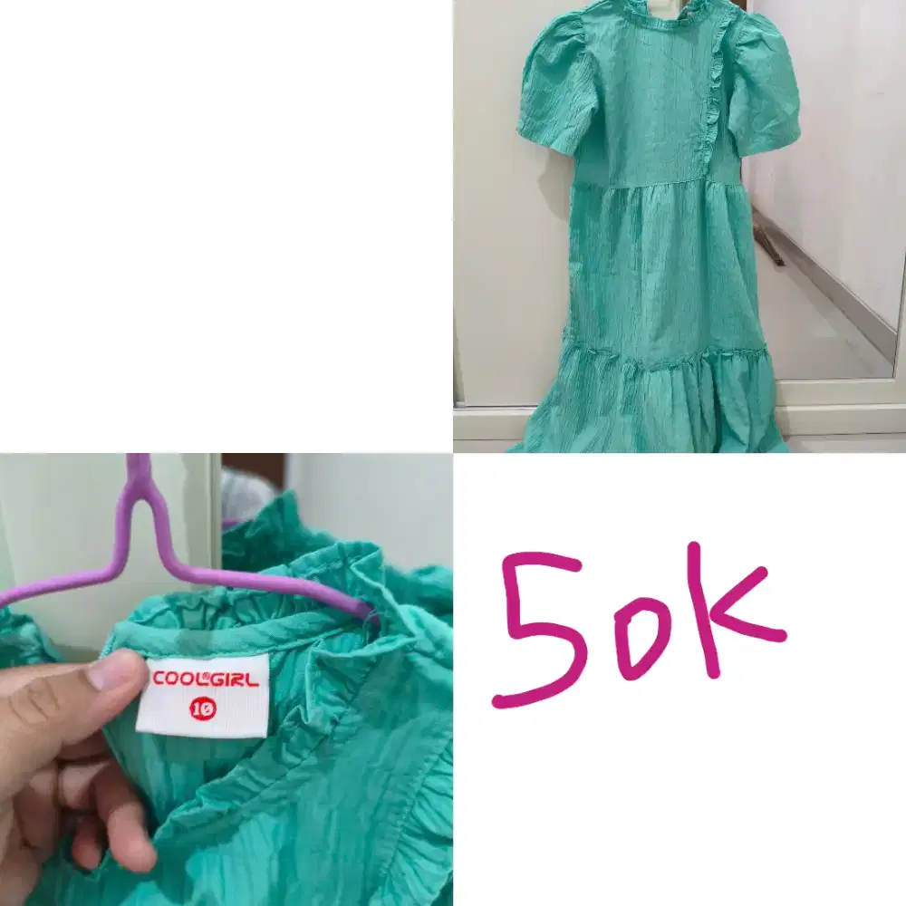 Preloved !! Baju anak perempuan