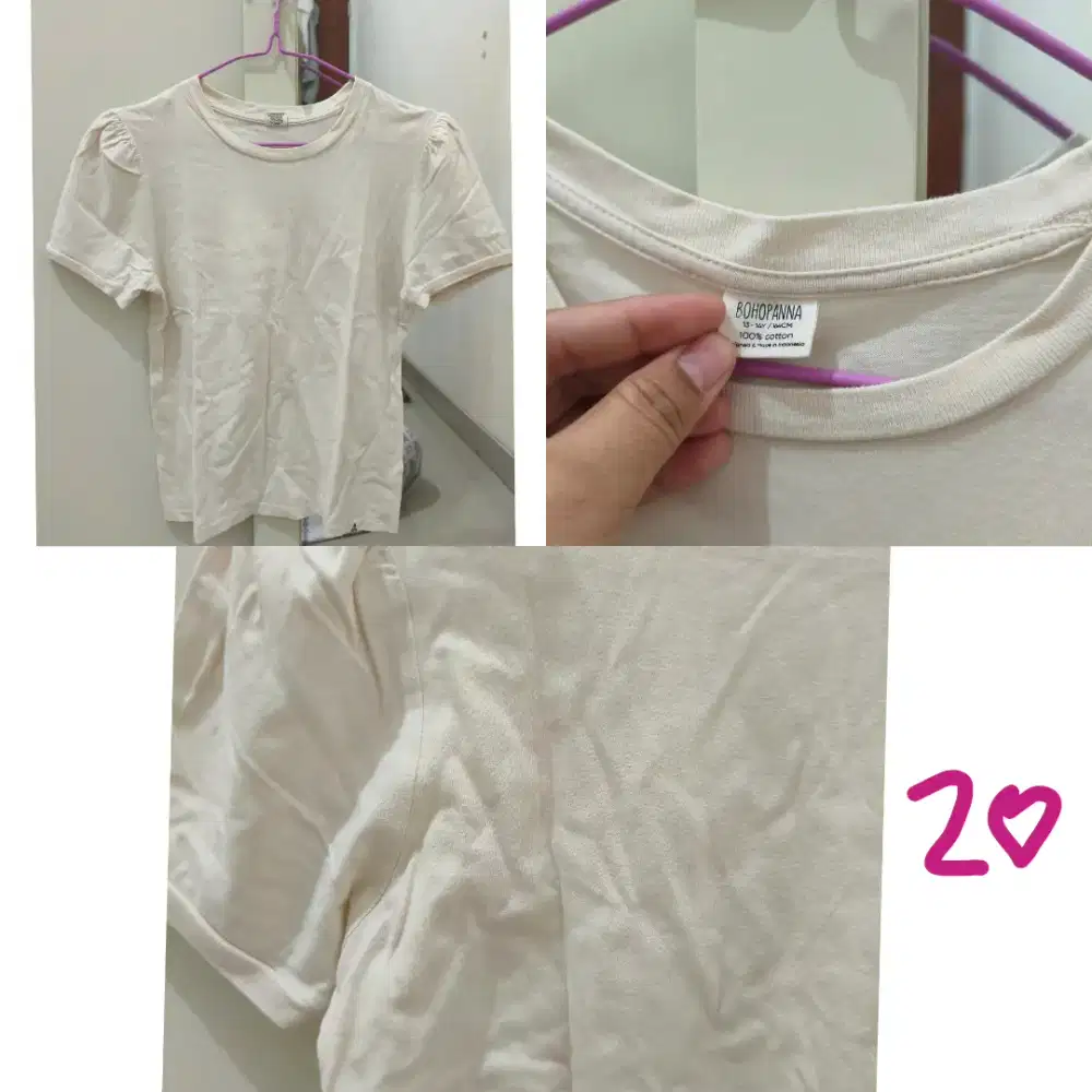 Preloved! Kaos anak perempuan bohopanna