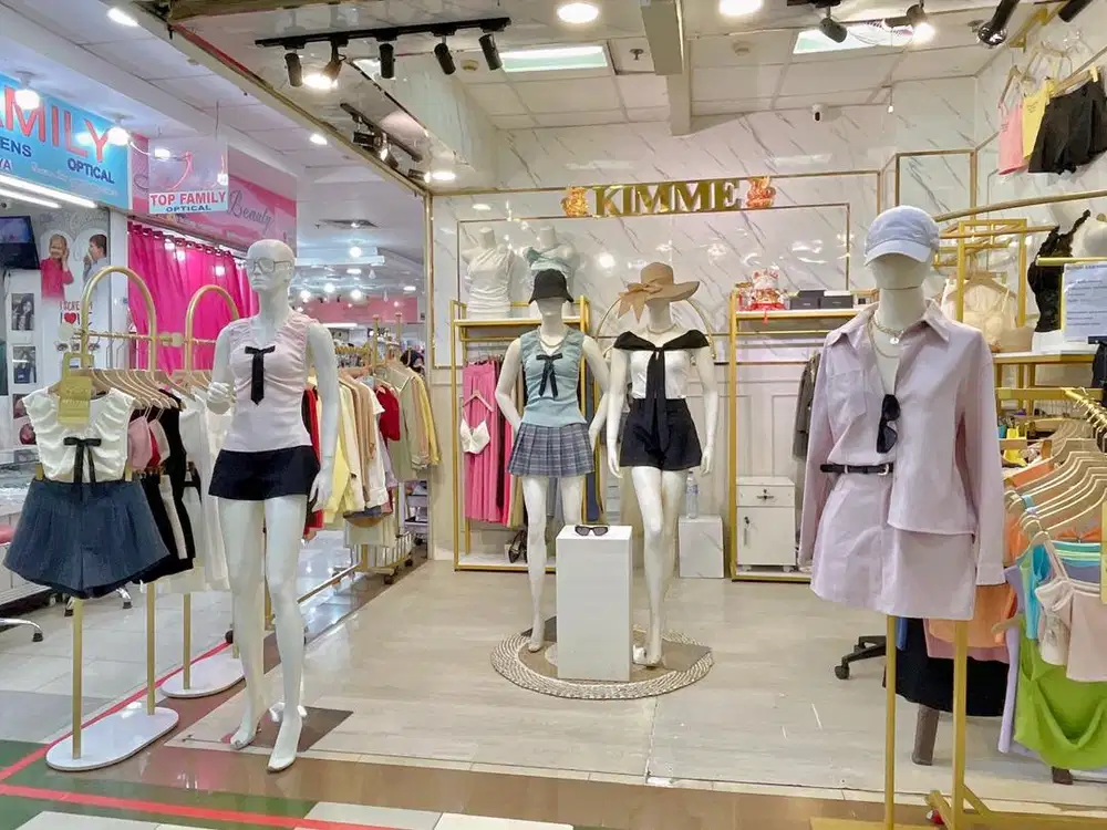 Oper kontrak sewa 2 kios toko butik baju