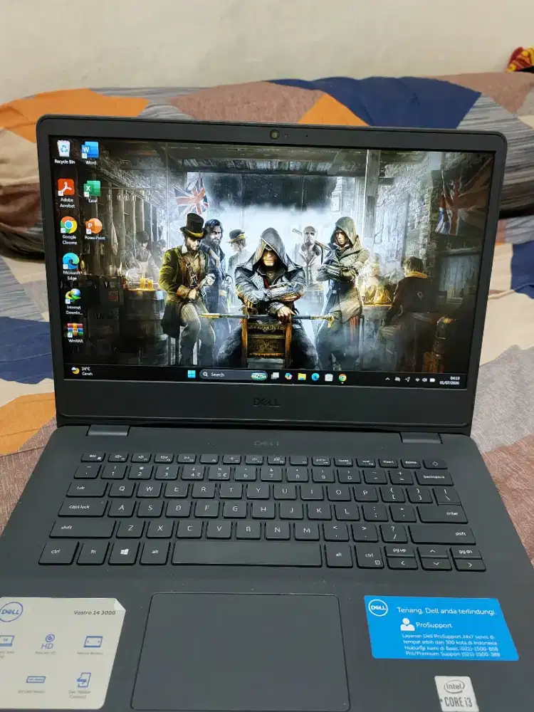 Laptop dell 3401 core i3 gen 10 slim