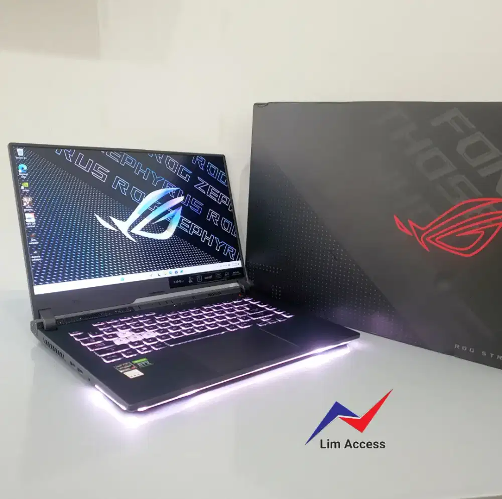 SEPERTI BARU! ROG STRIX G513RC Ryzen7 Ram 16GB RTX3050 Laptop Asus