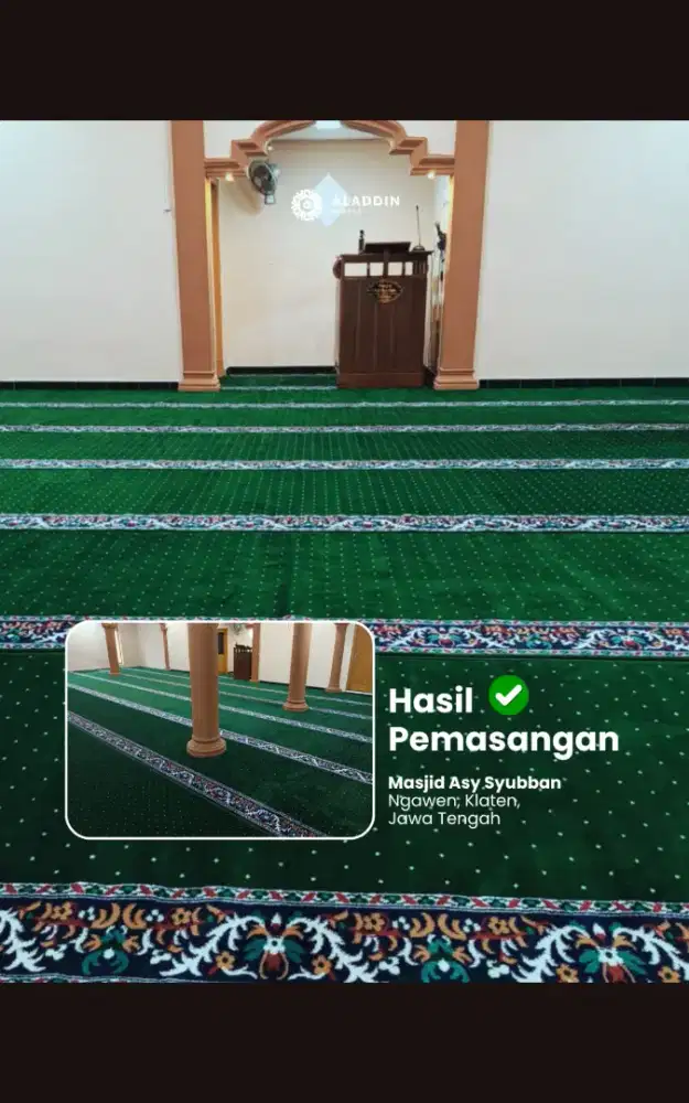JUAL KARPET MASJID KUALITAS UNGGULAN