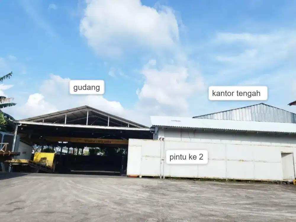 Gudang Workshop Area Industri Cimuning Bekasi Akses Kontainer Siap Pakai Dekat Akses Tol Pelabuhan Bandara