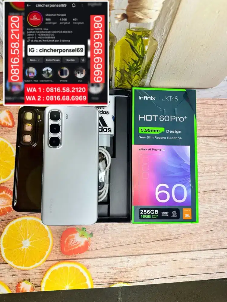 Hp Infinix hot 60 pro plus 8/256 likenew istimewa grns lama bh 100%